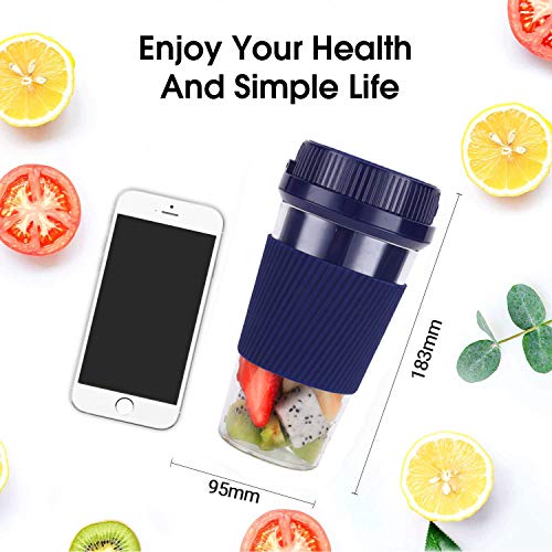 10 Best Portable Blender Single Serve Personal Size Blender Usb Rechargeable Juicer Cup Fruit Mixing Machine Baby Travel 380ml Fda Bpa Free Green 08 Sep Juicer Machine List
