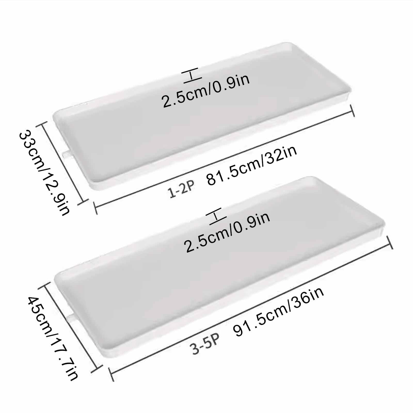 Vasca Raccogli Condensa Condizionatore Raccogligocce Con Tubo Flessibile, Kit di Scarico Condizionatore D'aria Universale per Finestre, per Uso Interno ed Esterno(2m hose,81.5 * 33cm)