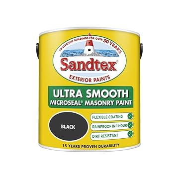 Sandtex Retail Ultra Smooth Masonry Black 2.5 L