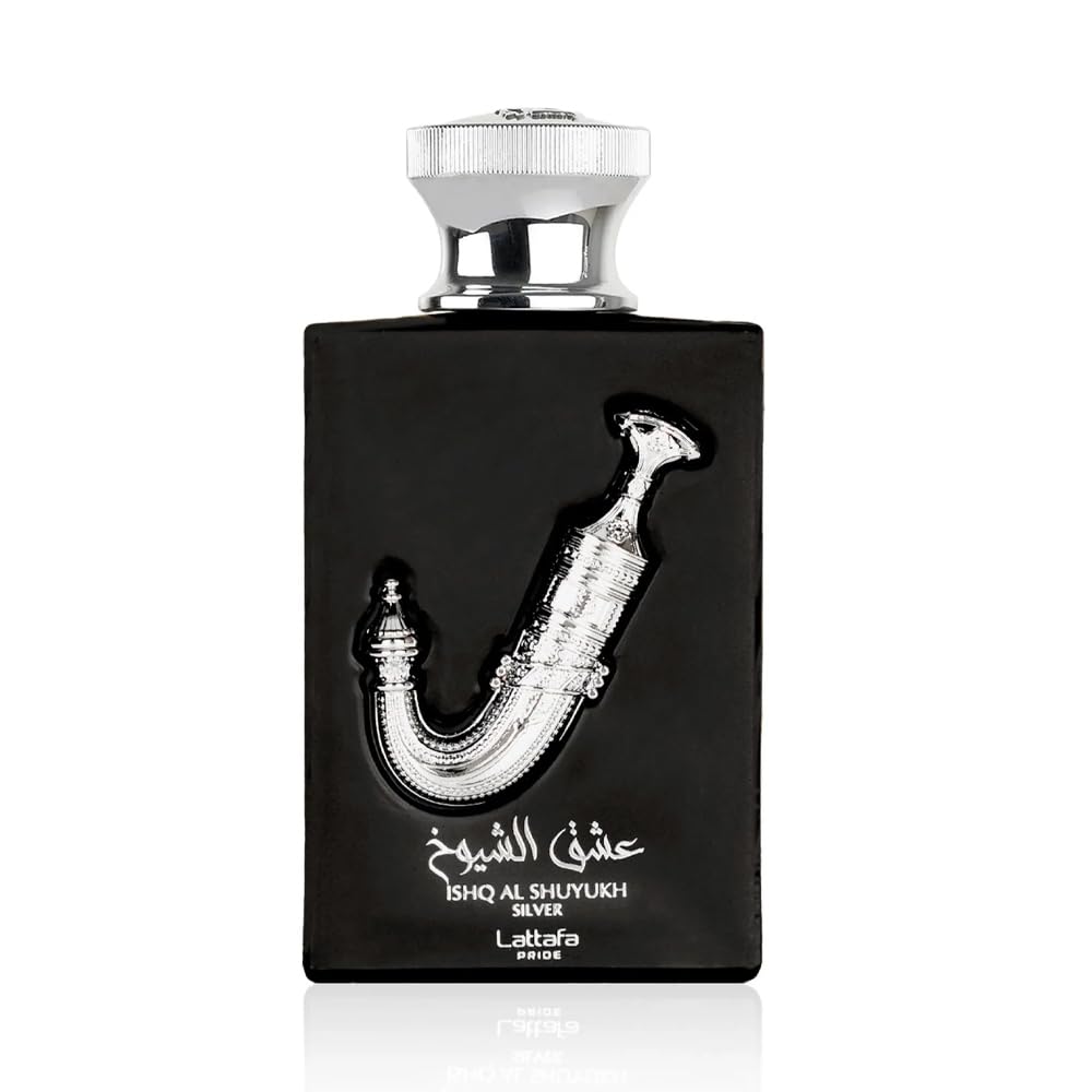 Pride Ishq Al Shuyukh Silver by Lattafa for Unisex - 3.4 oz EDP Spray