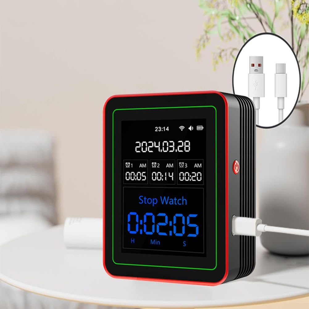 HpLive 15-in-1 Luftqualitätsmonitor, Smart Luftqualitätsmessgerät Echtzeit-Überwachung für Zuhause und Büro, mit AQI, HCHO, PM-Messung(Schwarz)