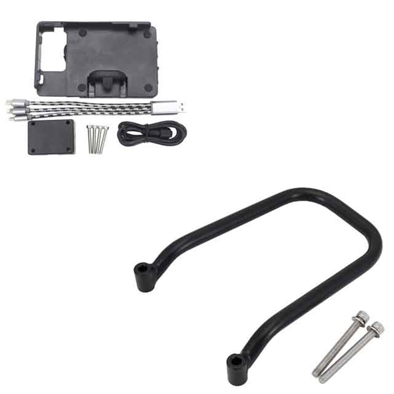 Support De Navigation GPS Modifié pour Moto pour BMW S1000XR 2020-2021 Et 2023-2024, avec Chargeur USB pour Téléphone