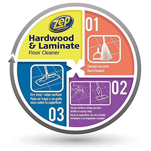 Zep ZPEZUHLF128 Zuhlf128 Hardwood And Laminate Cleaner thumb #3