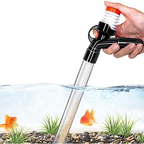 SSRIVER Limpiador De Grava para Acuario con Boquilla Larga Cover