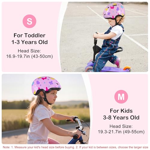 Image of Toddler Helmet, Baby Infant Kids Bike Helmet for Kids Age 1-3 /2-4 /3-5 /5-8 Adjustable Toddler Bike Helmets for Boys Girls for Scooter Skateboard Cycling