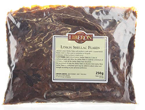 Preisvergleich Produktbild Liberon LS250G Lemon Shellac, 250 g