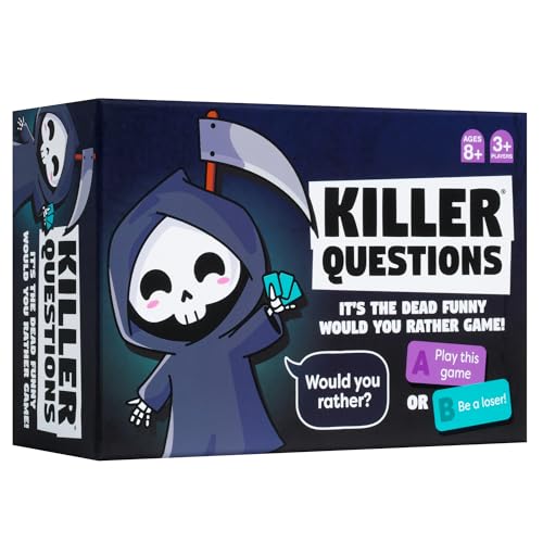 Ideal Killer Questions: The Ultimate ‘Would You Rather’ Party Card Game, for adults teens and kids age 8+
