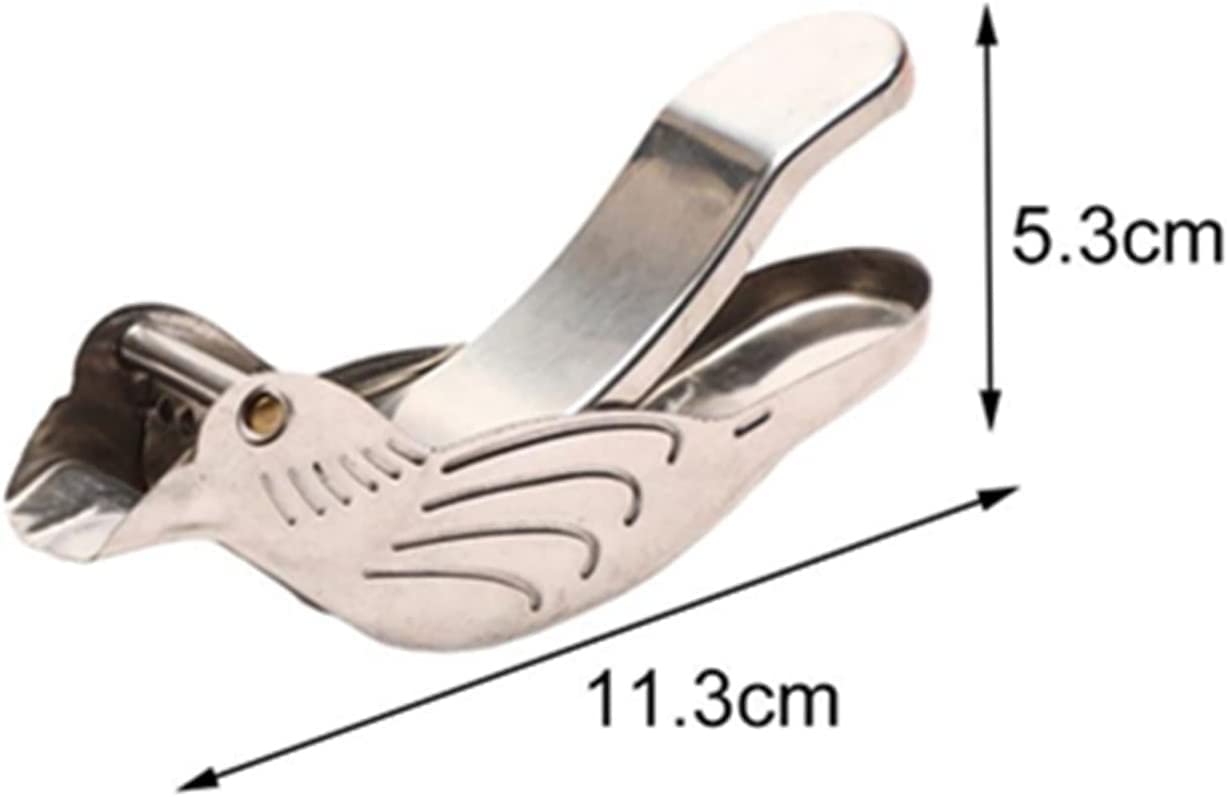 Manual Lemon Juicer Stainless Steel Lemon Squeezer Small Portable Bird Shape Lemon Juicer Portable Hand Fruit Press for Citrus Orange Lime Pomegranate