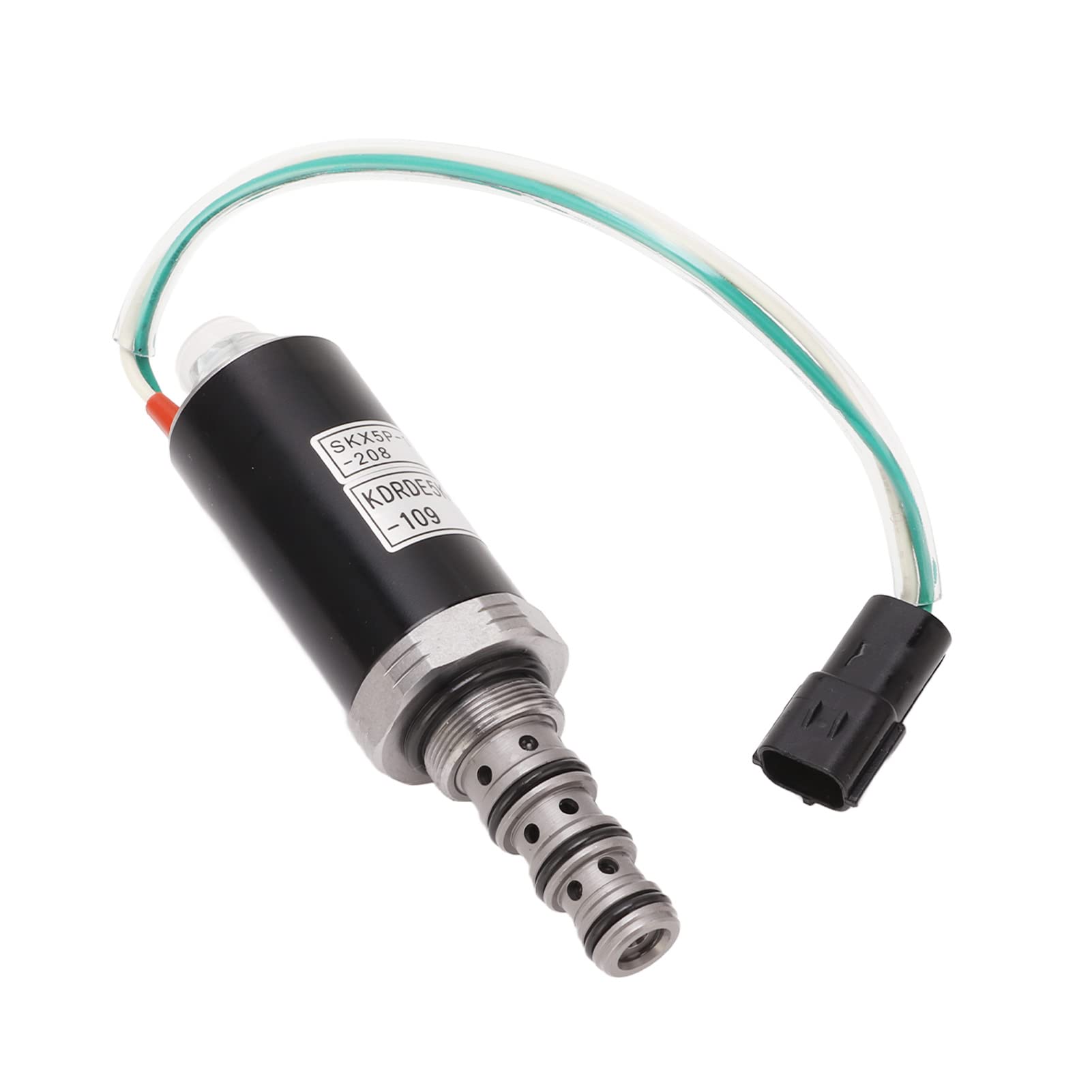 Zawór Elektromagnetyczny Pompy Hydraulicznej - KDRDE5K 20 40C07 109 SKX5P 17 208 - Kompatybilny Z Koparką KOBELCO SK200 6E