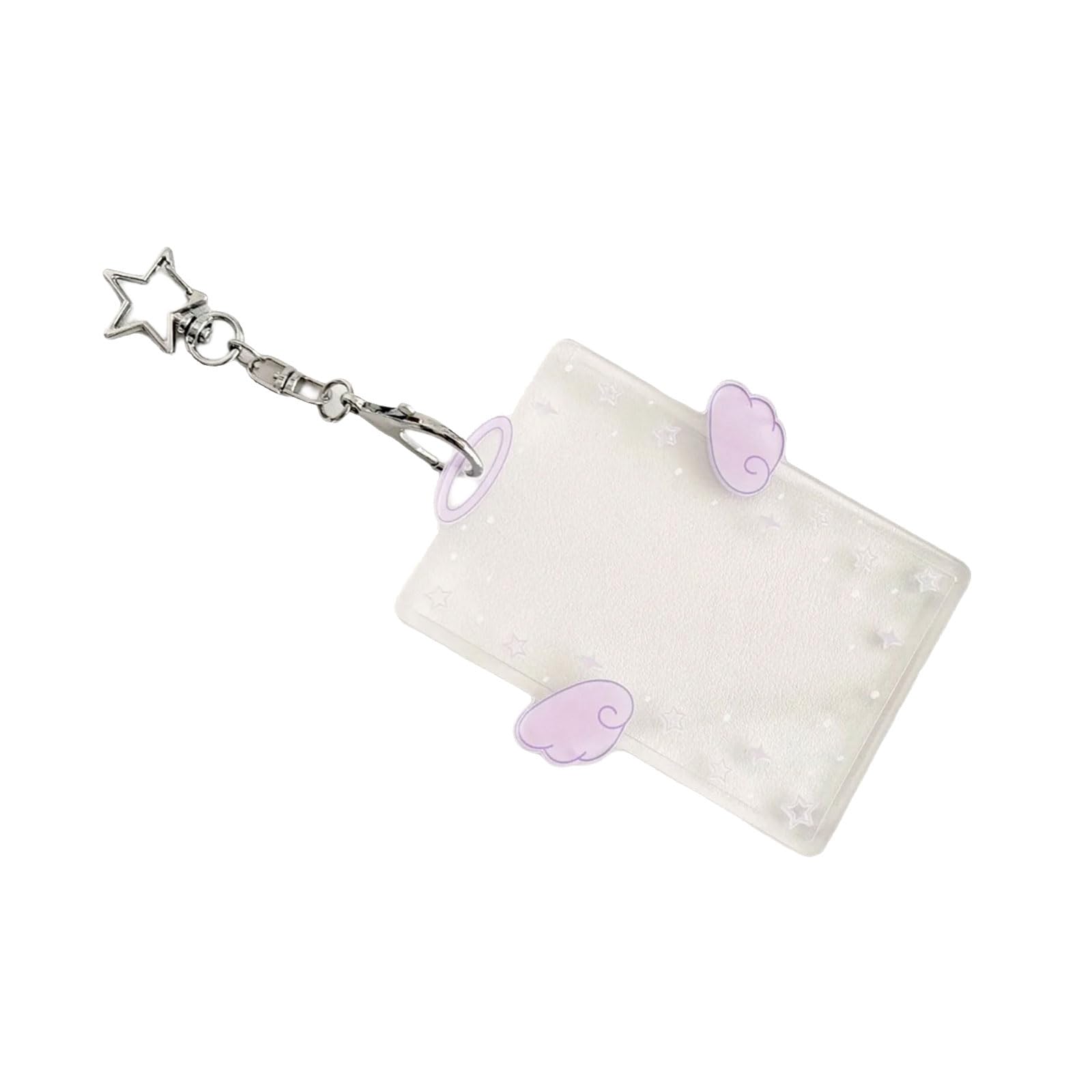 alloneslife Photocard Holder Korean Popular Photo Card Holder Keychain Card Pendant Keychain Student Sleeve Photo Pendant