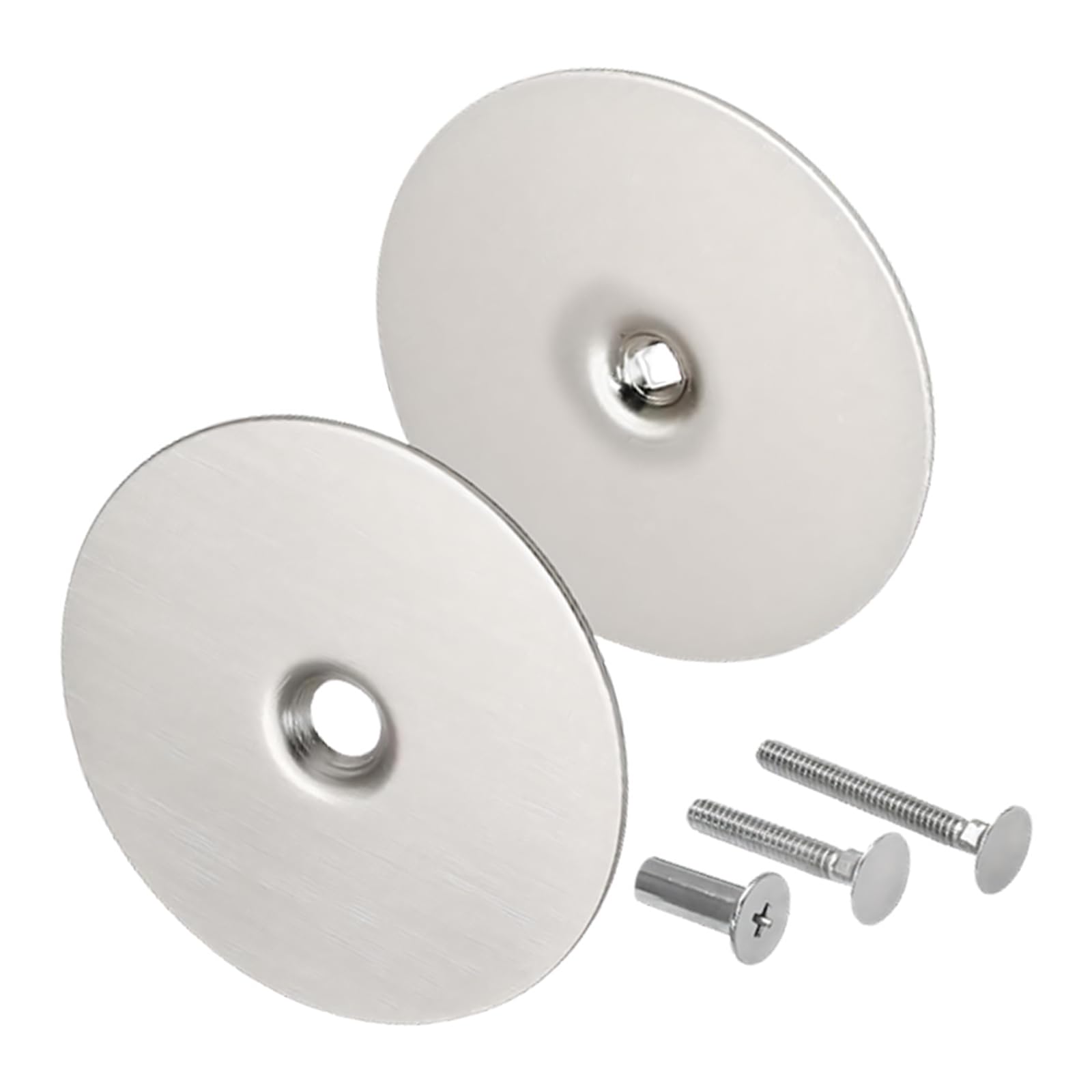 ordinarYone 2pack Stainless Steel Door Hole Cover Plates Easyly Installation for Enhances Security and Privacy