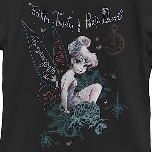 Disney Tinker Bell Tink in Fairy Land Girl's Solid Crew Tee2