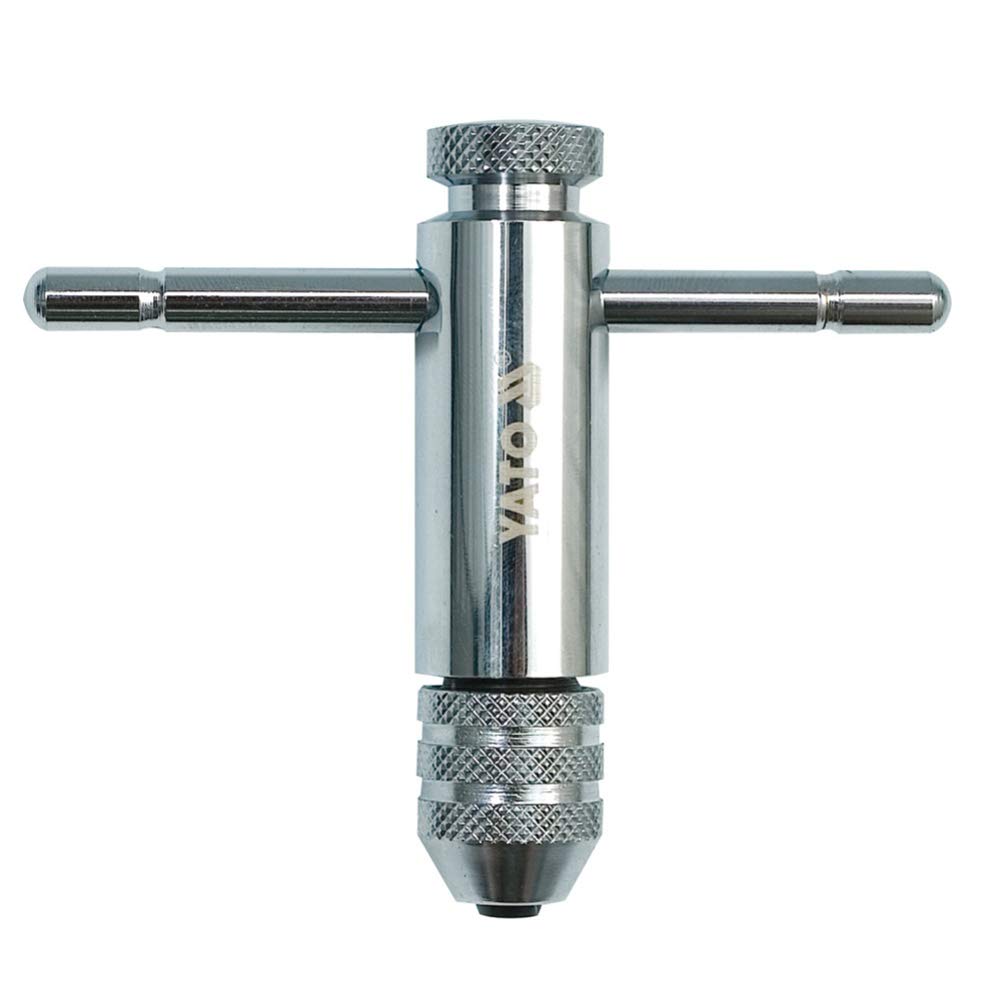 Yato YT-2990 Ratchet Tap Wrench M5-M12|Tap Wrench Handle|Tap Wrench Set|Tap Wrench Adjustable|Tap wrennch 1/4|Steel|Rust resistance|Chrome Finished|Mechanical|Automobile|Industrial Tools|Power Tools (B00K4NCZ2E) Amazon Price History, Amazon Price Tracker