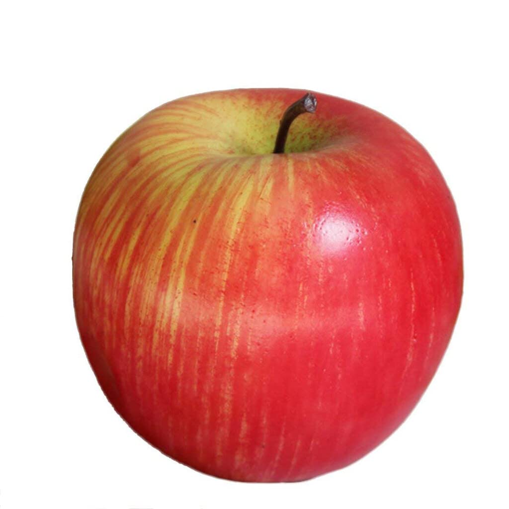 Generic 1 X Decoration Large Artificial Fake Red Apple Reusable Plastic Fruit Home Party Decoration Clever Design