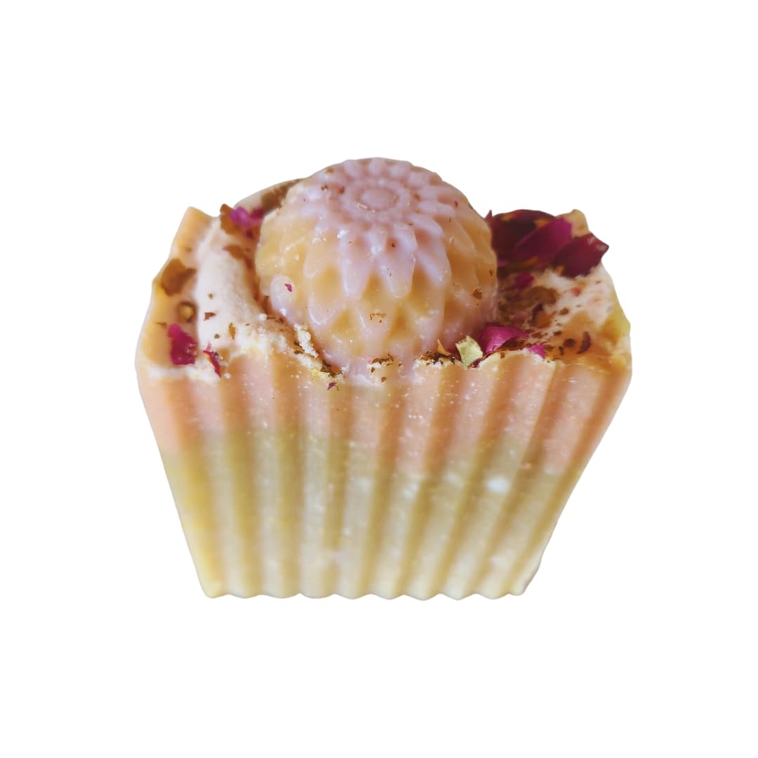 Ferdaus The House of Omni Lavarose Aromatic Moisturizing Herbal Soap Bar, 225g, Lavender and Rose essential