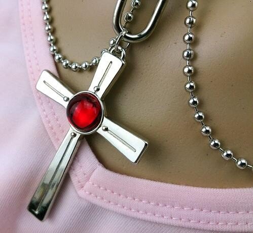 Amazon.co.jp: (JAYANPOO)バンパイア ロザリオ 赤夜萌香風 コスプレ