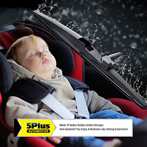 Image of 5 PLUS 12 inch Rear Wiper Blade Replacement for Toyota 4Runner 2024-2010 BACK Windshield Wiper Blade (12-L)