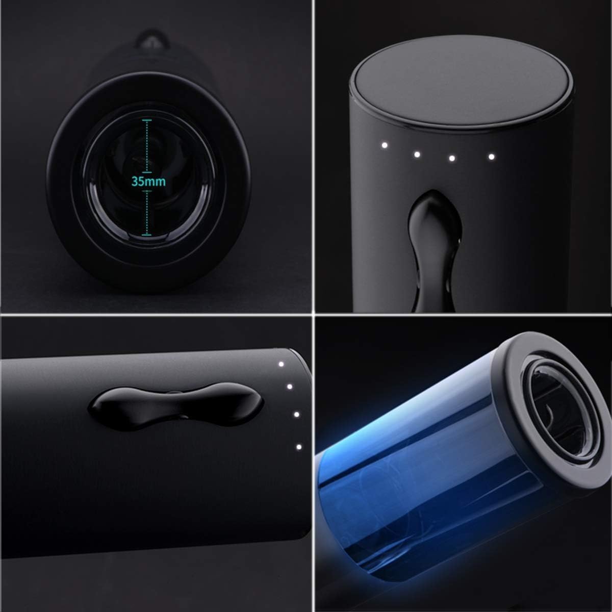 Electric Bottle Opener, Rechargeable Wine, Professional Corkscrew Accessories with Foil Cutter, Vacuum Stopper, Pourer and USB Charger Cable