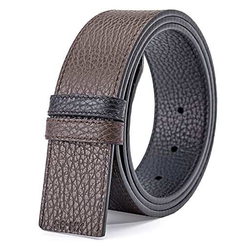 Replacement Belt Strap Genuine Leather Reversible Belt Width 34MM/ 38MM