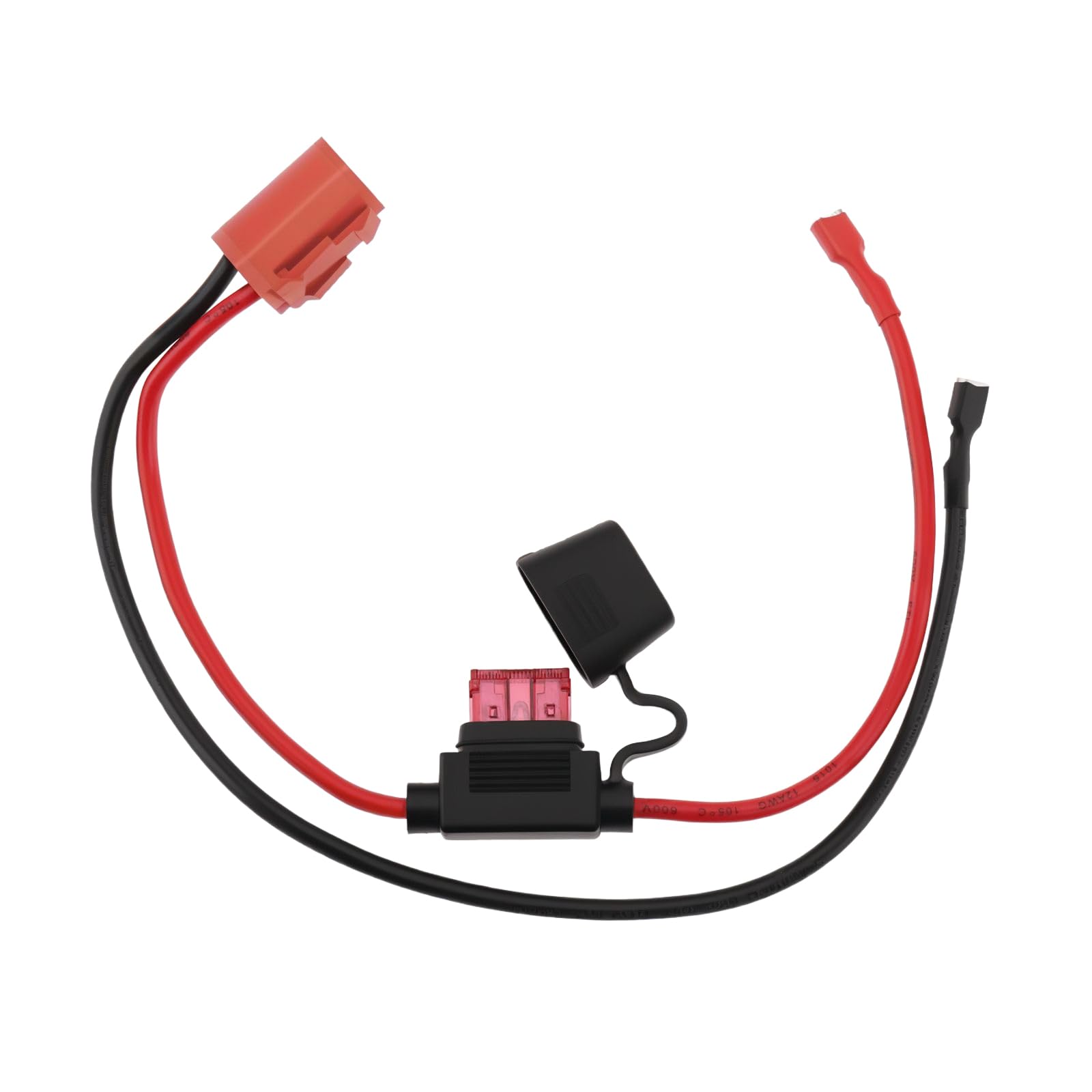 YINETTECH Battery Wire Harness Connector 2Pin Electric Scooter Battery Connector Extension Cable 12V 40A for 12 V Electric Scooter