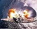 USS Missouri Battleship Firing Guns Military Navy Art Print Poster (16x20)