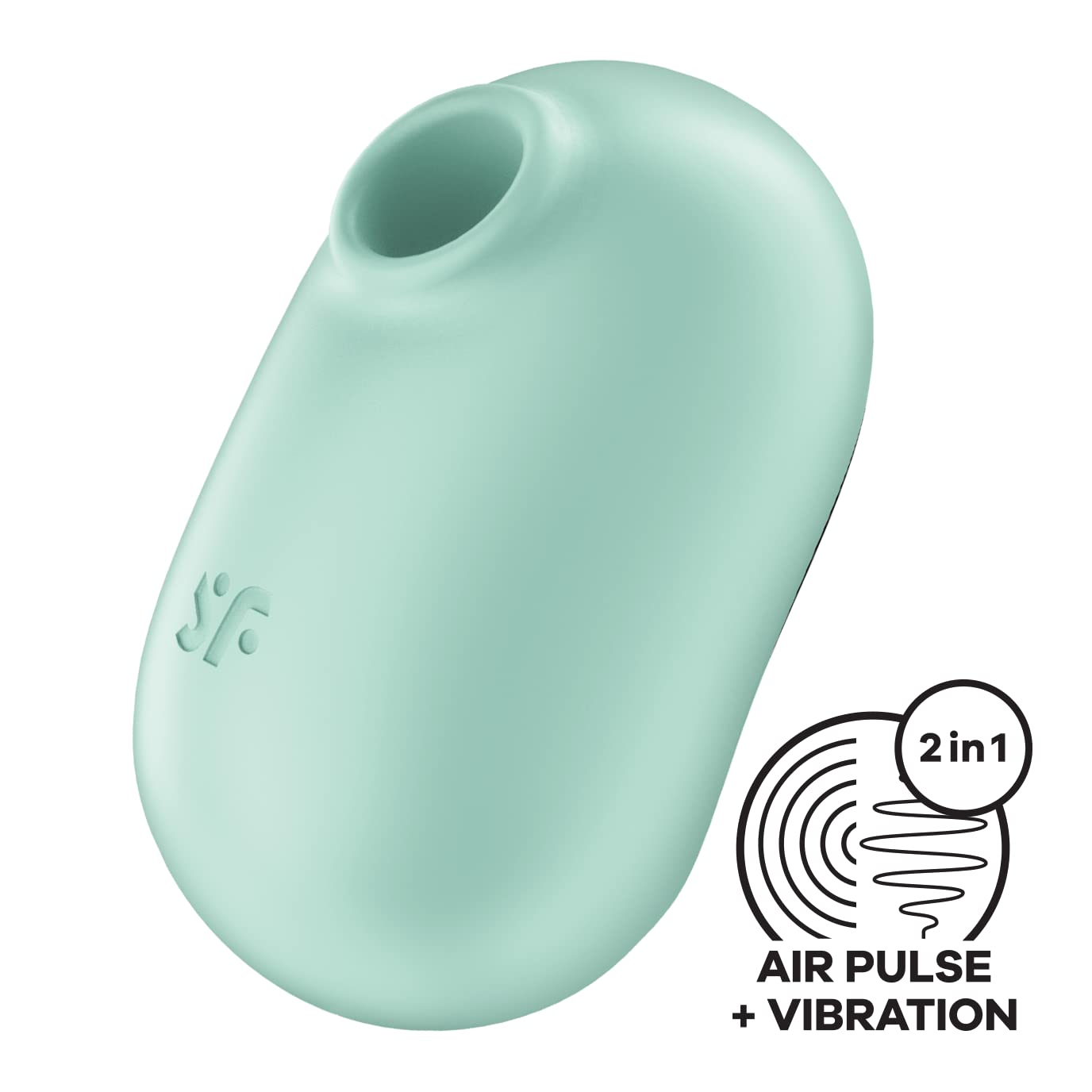 Satisfyer Pro To Go 2 vibrador de ondas de presión | estimulador compacto para mujeres | doble motor | ideal para viajar | silicona respetuosa con el cuerpo | resistente al agua (IPX7) en mint