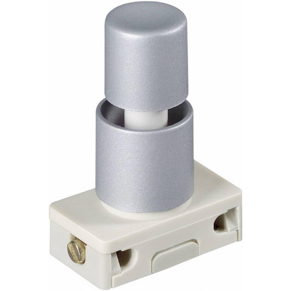 InterBär Druckschalter 3030-611.81 – 250 V/AC, 2 A, 1x Ein/Aus, Hängend Montierbar, Schraubklemmen