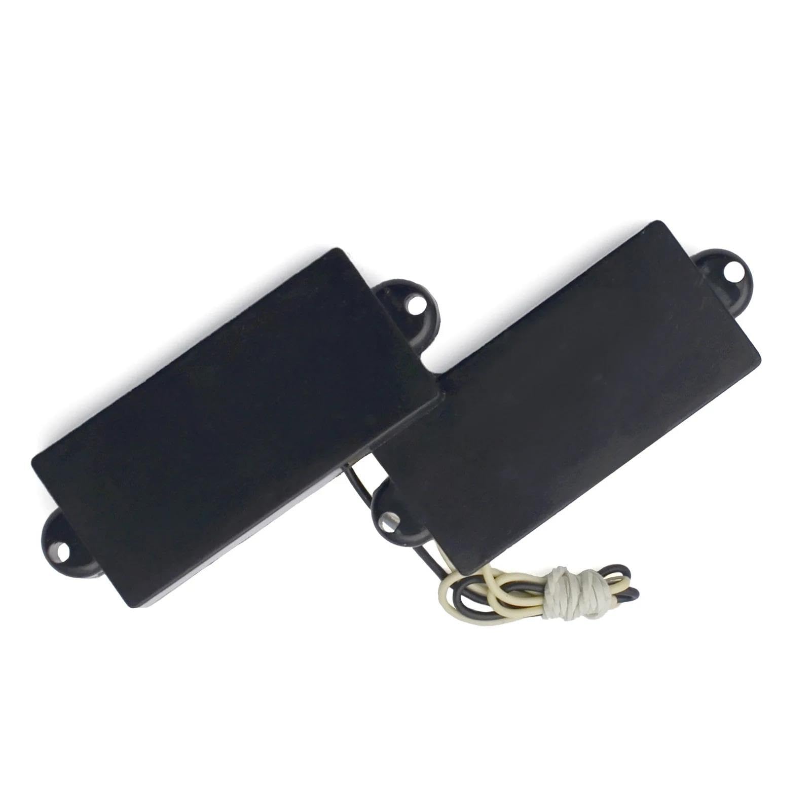 Repuestos Para Pastillas De Guitarra Juego De Pastillas Para Bajo Con Cubierta Cerrada Para Cuerdas | Pastillas Humbucker selladas en negro para bajo eléctrico