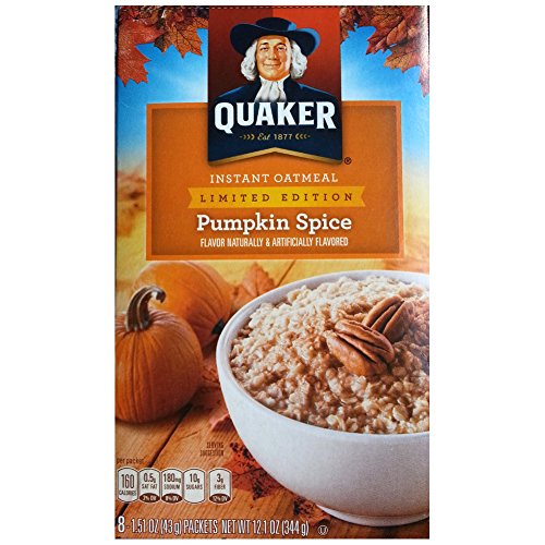 Quaker Instant Oatmeal Limited Edition Pumpkin Spice 8 ct