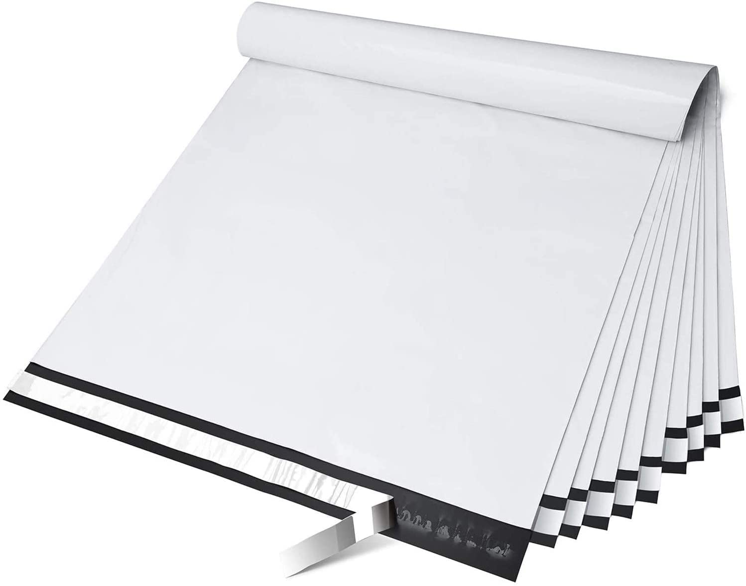 Fuxury Large Poly Mailers 24x24 Inch 100 Pcs, Waterproof Shipping Bags for Clothing, Strong Adhesive Shipping Envelopes for Small Business Suppliers,