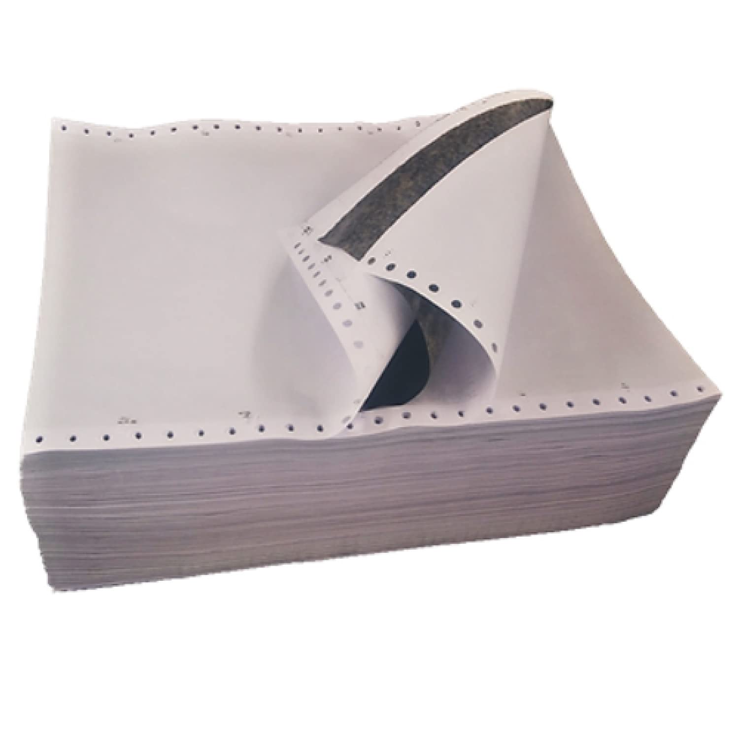 Computer Paper Dot Matrix Printer Paper 10"x12", 2 Part With Carbon 500