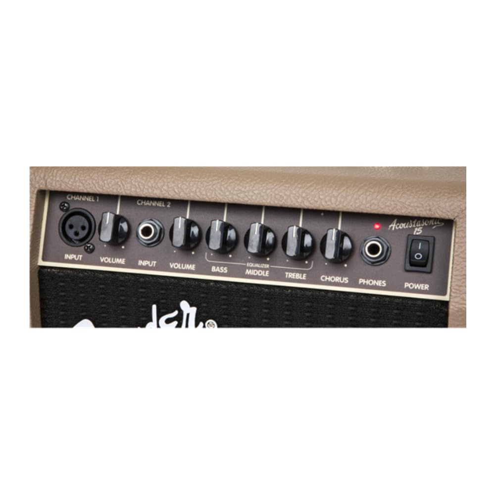 Amazon.com: Fender Acoustasonic Guitar Amp for Acoustic Guitar, 15 