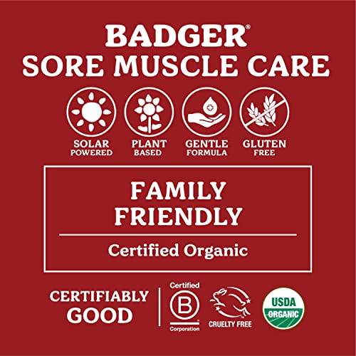 Badger 30051-UPC Deep Tissue Massage Oil, Ginger With Arnica & Cayenne, Certified Organic Massage Oil thumb #3