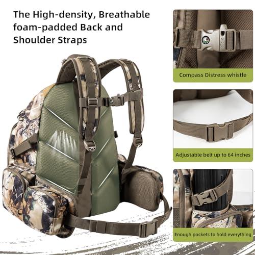 image for ALLBLESSED hunting backpack for men Waterproof Camo Pack Hunting gifts