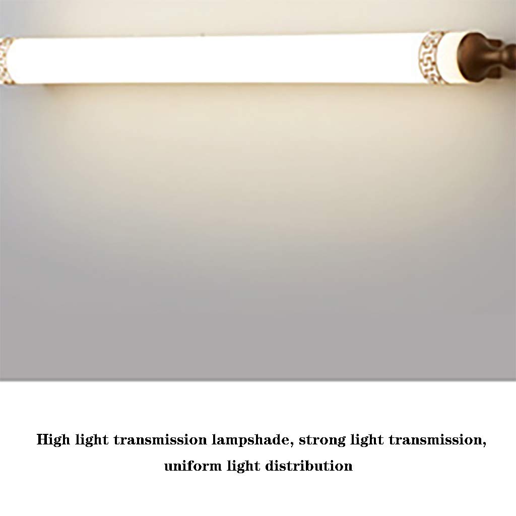 Luz sobre espejo para baño Espejo iluminado clasificado con efecto de iluminación de luz natural para Vanity Bathroom Wall(B)