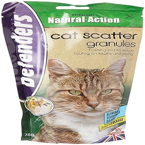 Defenders Cat and Dog Scatter Granules 750g (Humane Treatment, Deterrent for Gardens, Covers Up to 250 sq m) - STV631 Cover