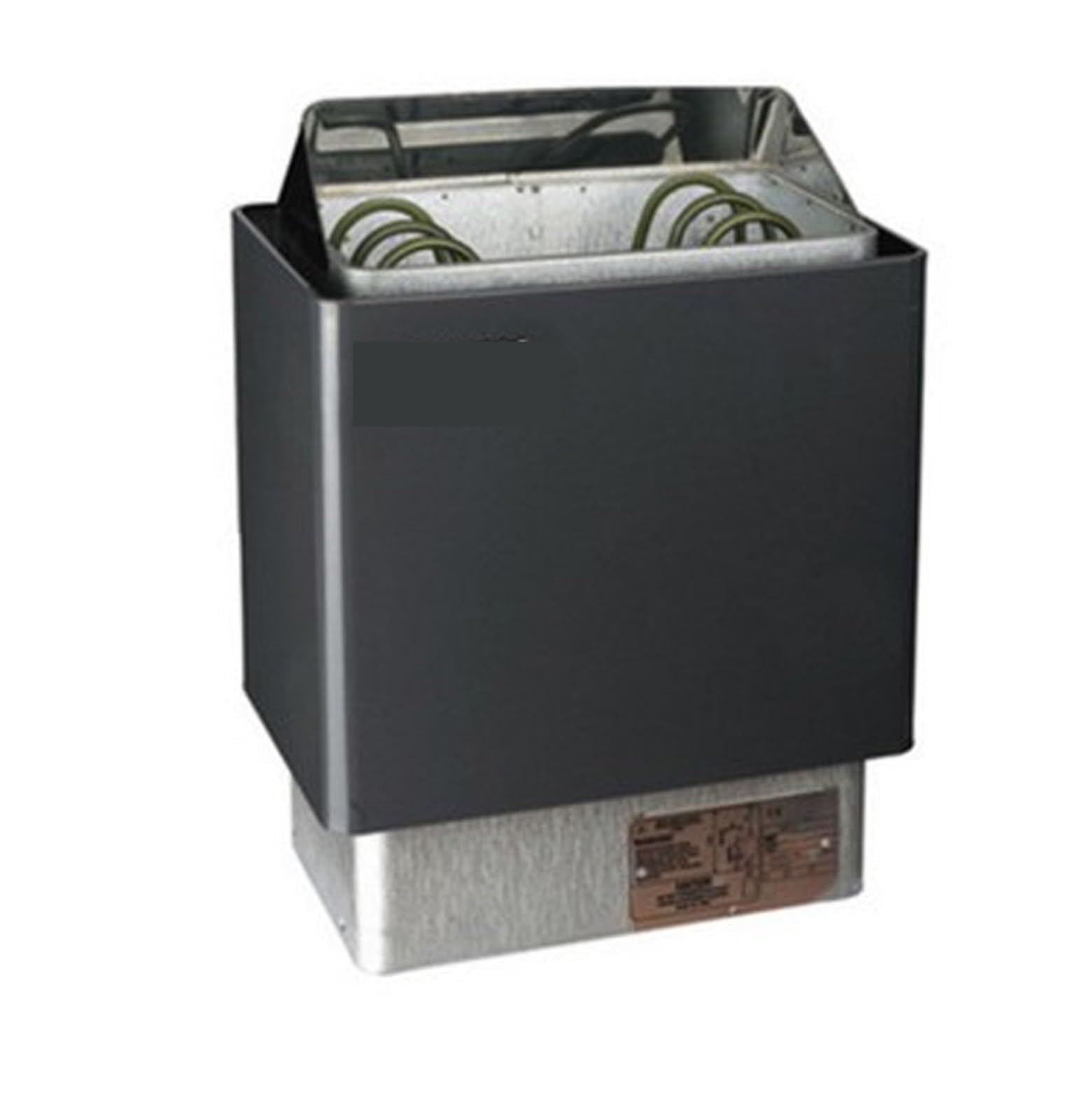Riscaldatore elettrico per sauna da 6 kW con controllo digitale, stufa per sauna a vapore secco e umido per uso domestico, forno per sauna compatto con timer e protezione contro il surriscaldamento.