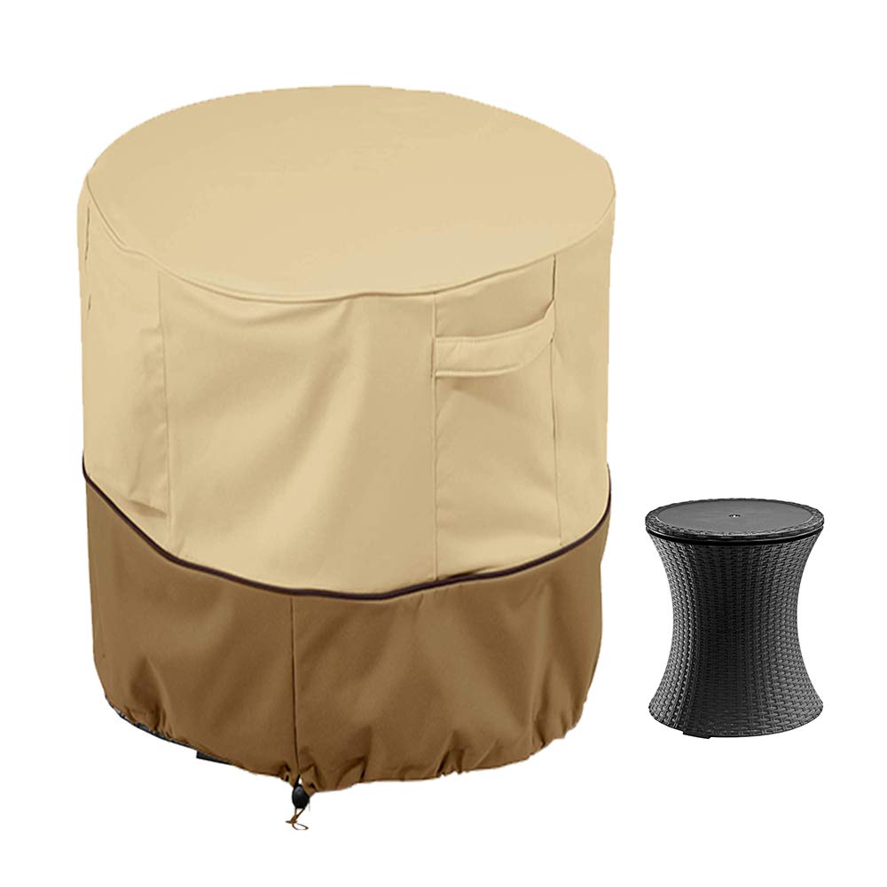 Patio Cool Bar Side Table Cover for Keter 7.5 Gallon Cool Bar