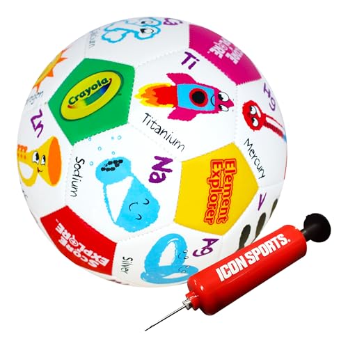Crayola Official Soccer Ball - Unisex Kids - Element Size 5