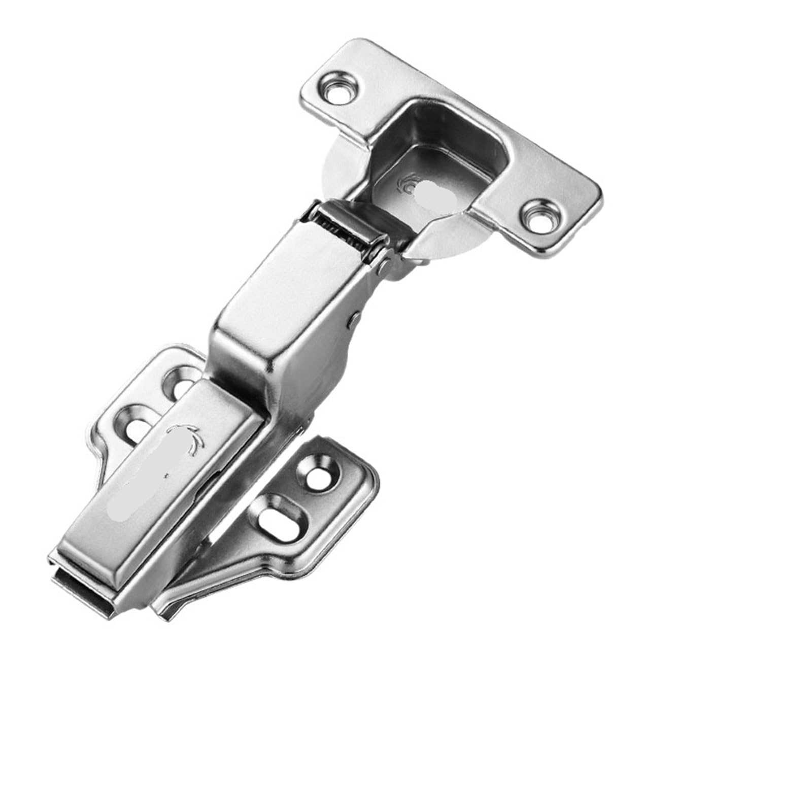 Charnières hydrauliques robustes en acier avec amortisseur 45° pour meubles