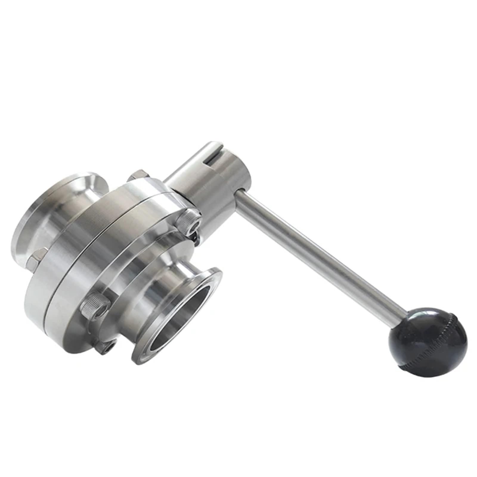 Vanne papillon Tri Clamp 1/2" à 2", vanne papillon en acier inoxydable SS304 for brassage maison(OD38 K-50.5)