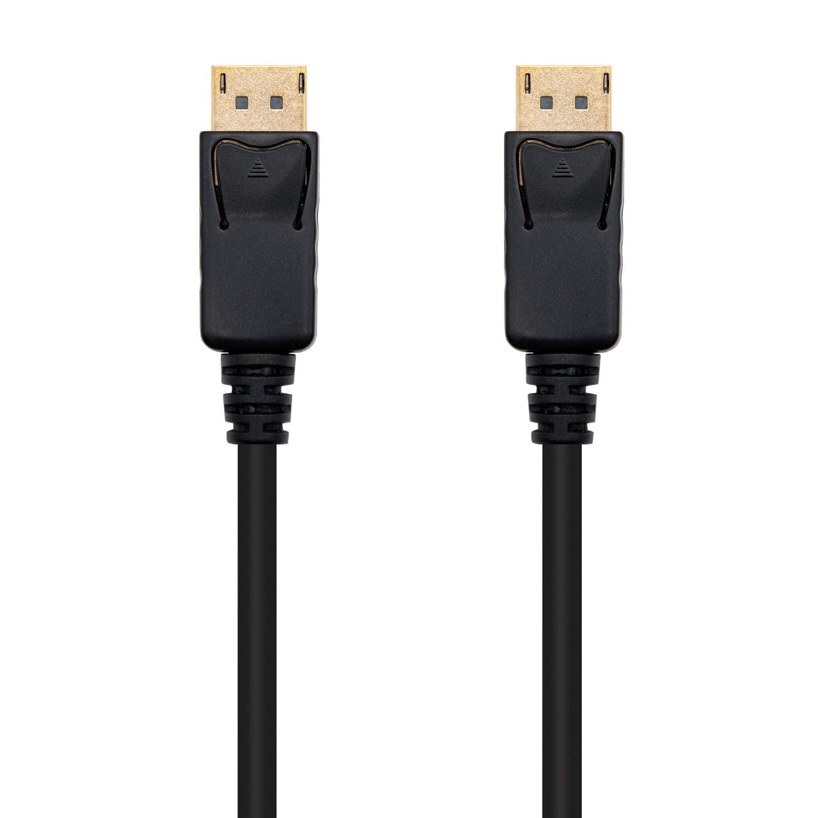 Blendend 0.5m DisplayPort Cable with DP Male to DP Male Connectors - Black - Ideal for transmitting high definition video signals between compatible devices.