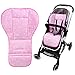 NEWSTYLE Passeggino Universale Cuscino,Cartoon Passeggino Pads Cuscino in cotone per seggiolino per bambini Adatto per bambini di quattro stagioni (Rosa)