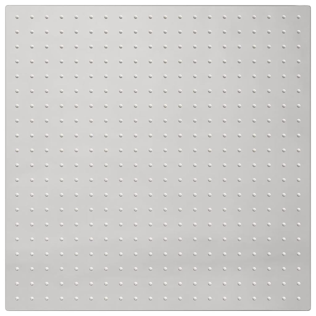 vidaXL Cabezal de Ducha Cuadrado Efecto Lluvia Acero INOX 304 50x50 cm, Cabezal de Ducha Tipo Lluvia, Cabezal de baño, Pieza de Ducha