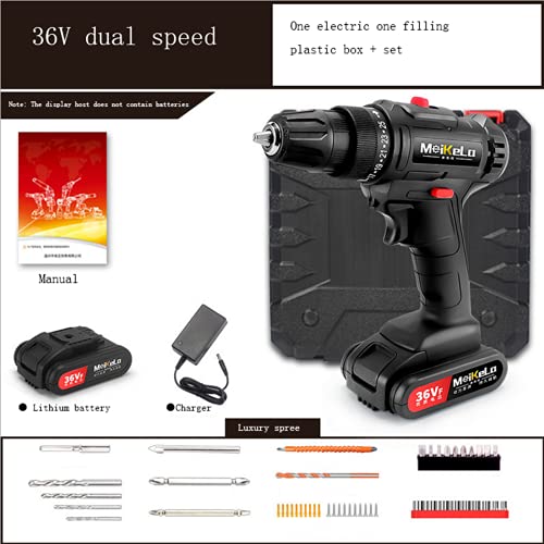 SXTYMV Bohrhammer Schlagbohrmaschine Abbruchhammer36-V-Handbohrmaschine Elektroschrauber Schraubendreher… – Bild 3