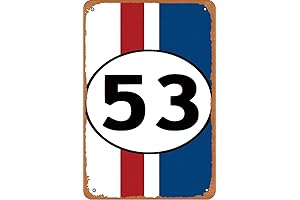 Herbie The Love Bug Iron On Transfer #2 Poster Retro Metal Tin...