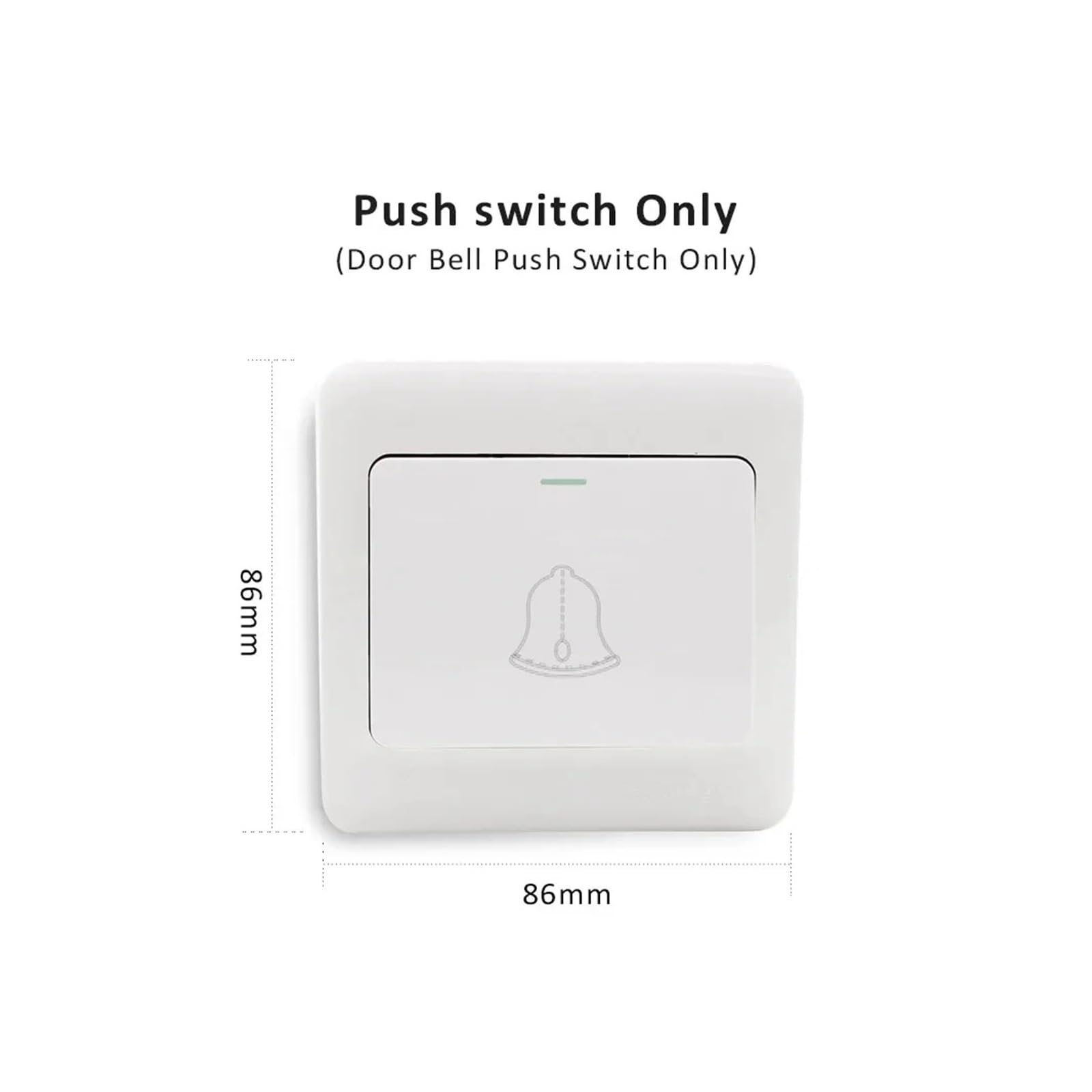 Regulador de intensidad LED AC triac 220V 230V 110V con luz con control remoto táctil 2,4G interruptor de atenuación PWM atenuación de S1-B(Push Switch Only)