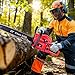 58CC Gas Chainsaw, 20 Inch Power Chain Saw, 2-Cycle Handed Petrol Chainsaws Gasoline Chainsaws Garden Tool for Cutting Trees, Wood, Outdoor Home Garden and Farm Use
