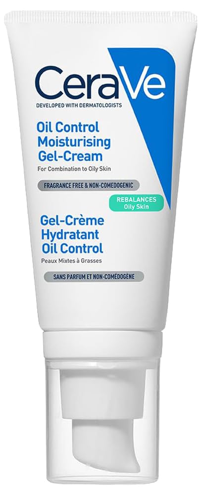 CeraVe Oil Control Gel-Crema Hidratante y Matificante para Piel Grasa 52ml