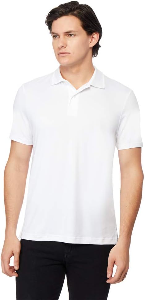 32 Degrees Men's Cool Classic Polo| Slim Fit | Moisture Wicking | 4-Way Stretch |Golf | Tennis
